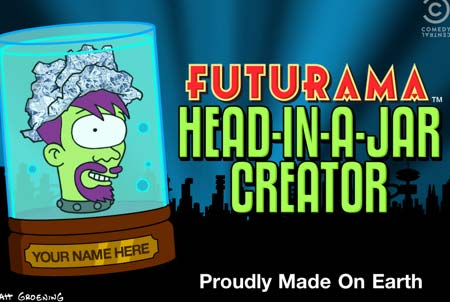 Futurama Head in a Jar